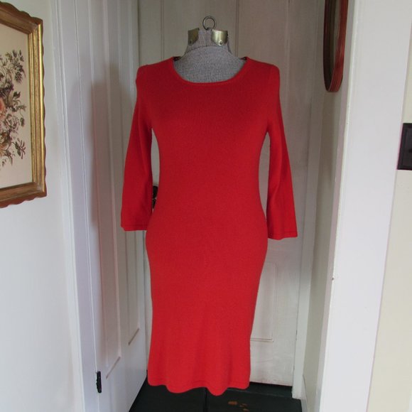 J. Crew Red "Divina" Dress - Picture 1 of 5